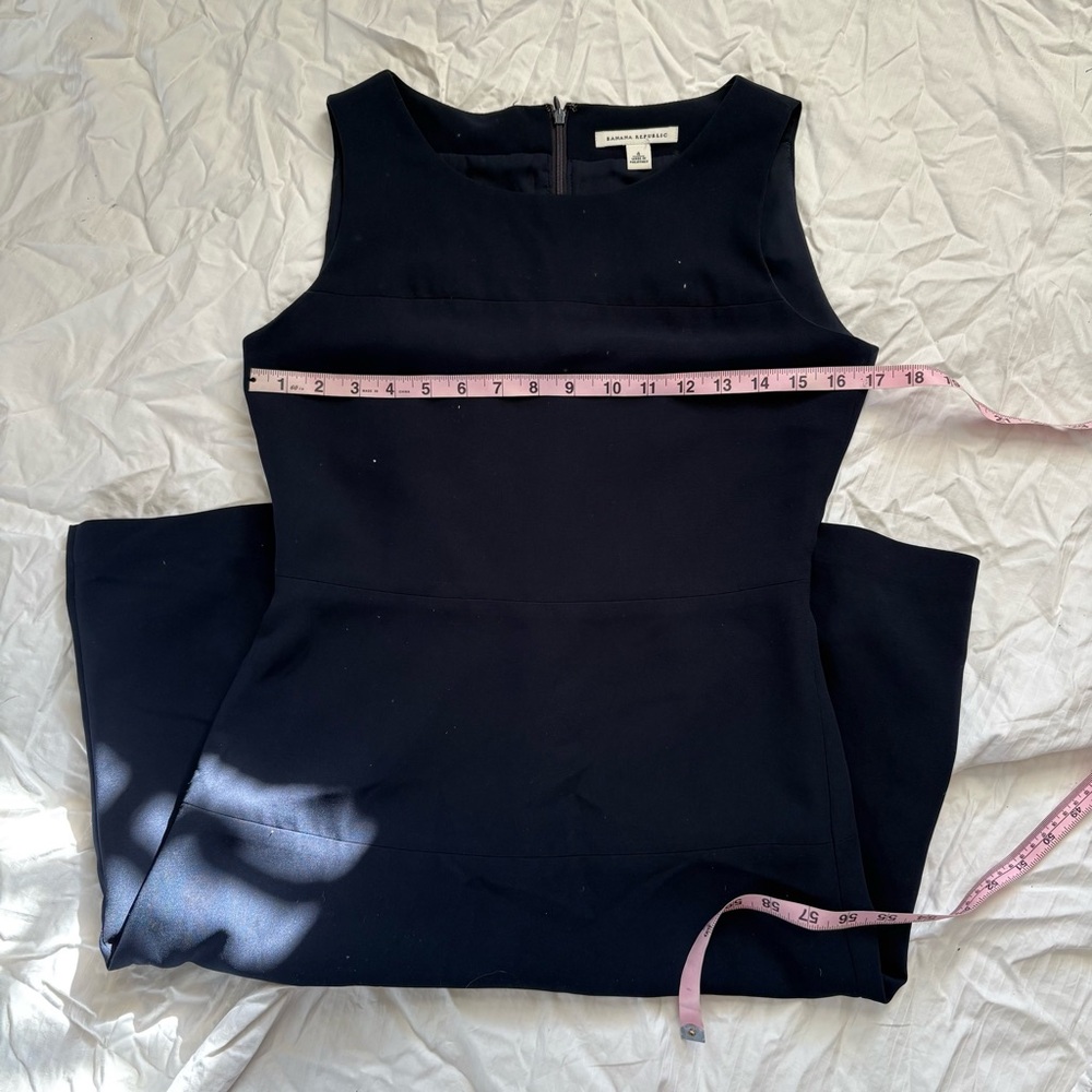 Banana republic navy a line size 4 Sleeveless Dress